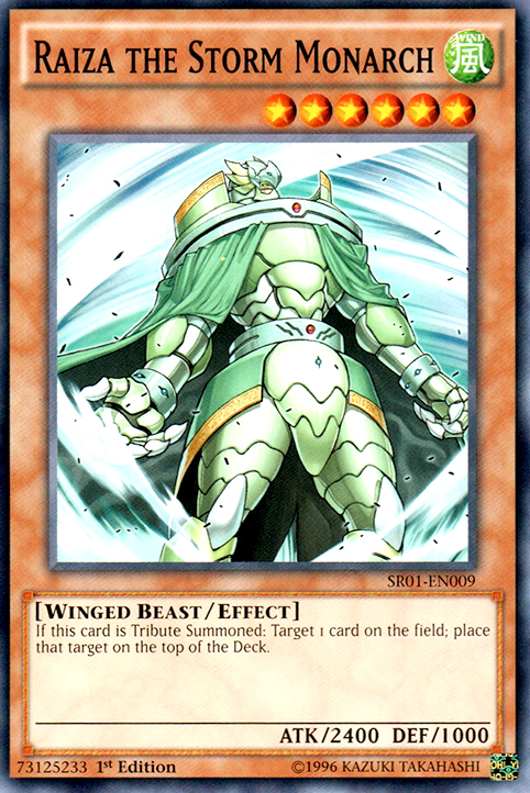 monarch yugioh cards Raiza the Storm Monarch [SR01-EN009] Common