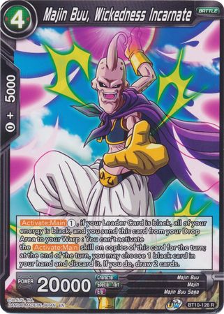 Majin Buu, Wickedness Incarnate [BT10-126]