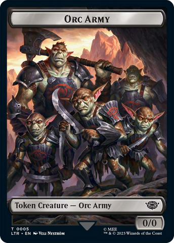 Food (11) // Orc Army (05) Double-Sided Token [The Lord of the Rings: Tales of Middle-Earth Tokens]