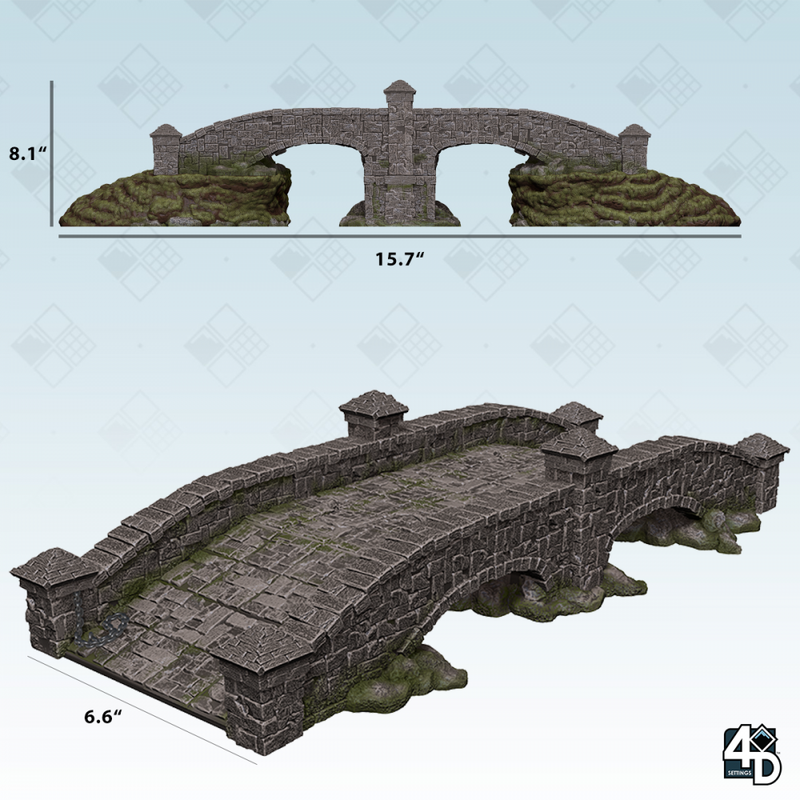 Miniature - 4D Settings Stone Bridge