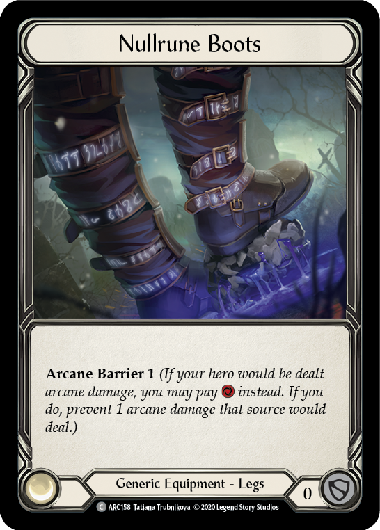 Nullrune Boots [ARC158] Unlimited Rainbow Foil