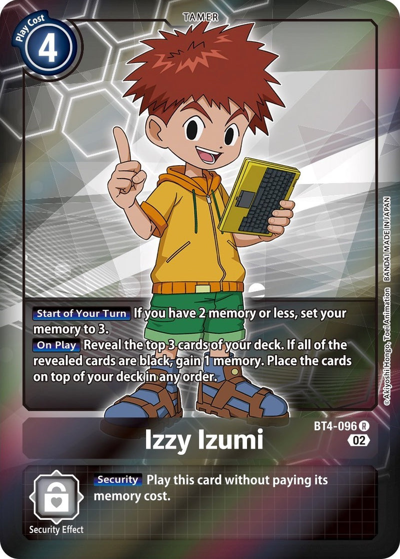 Izzy Izumi [BT4-096] (Alternate Art) [Starter Deck: Ragnaloardmon]