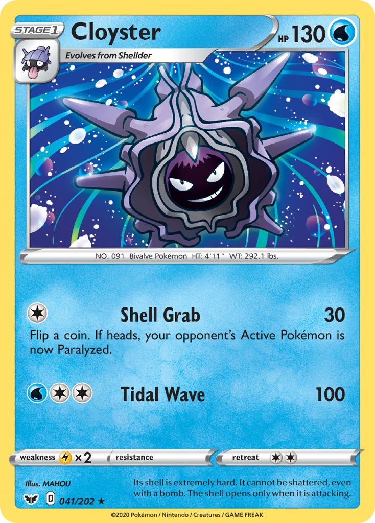 Cloyster (041/202) [Sword & Shield: Base Set]