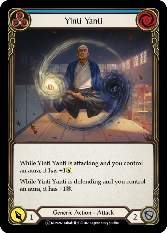 Yinti Yanti (Blue) (Rainbow Foil) [U-MON292-RF] Unlimited Rainbow Foil