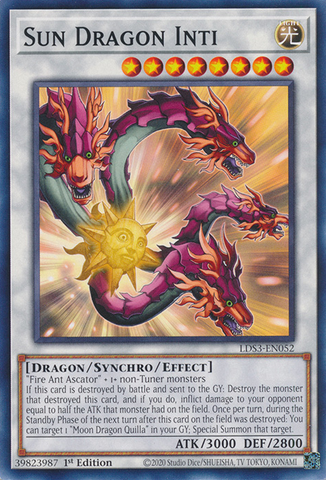 Sun Dragon Inti [LDS3-EN052] Common