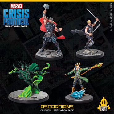 Marvel Crisis Protocol Miniatures Game Asgardians Affiliation Pack