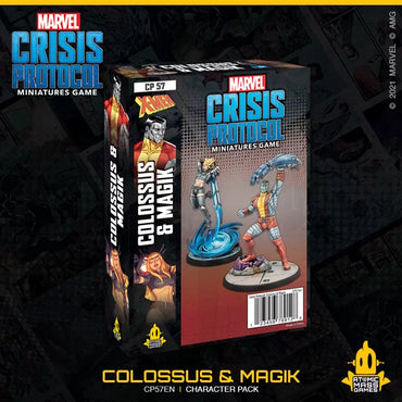 Marvel Crisis Protocol Miniatures Game Colossus and Magik
