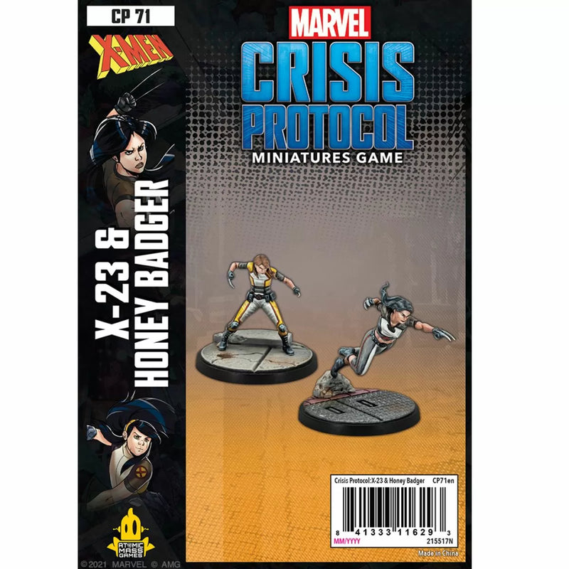 Marvel: Crisis Protocol - X-23 & Honey Badger Character Pack