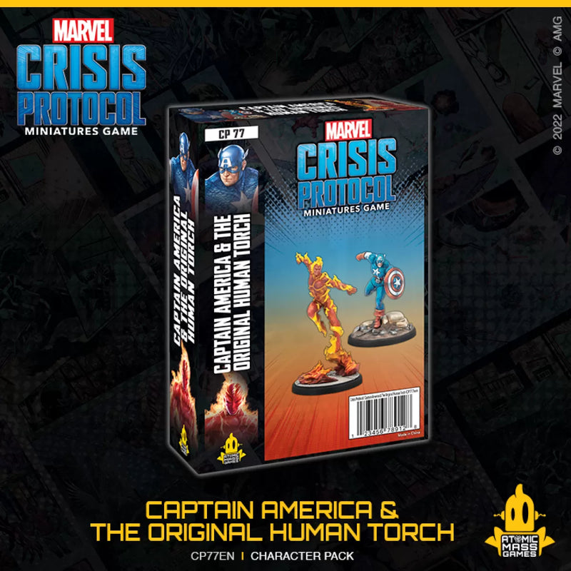 Marvel: Crisis Protocol - Captain America & The Original Human Torch