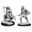 Miniature - D&D - Unpainted Warforged Rogue
