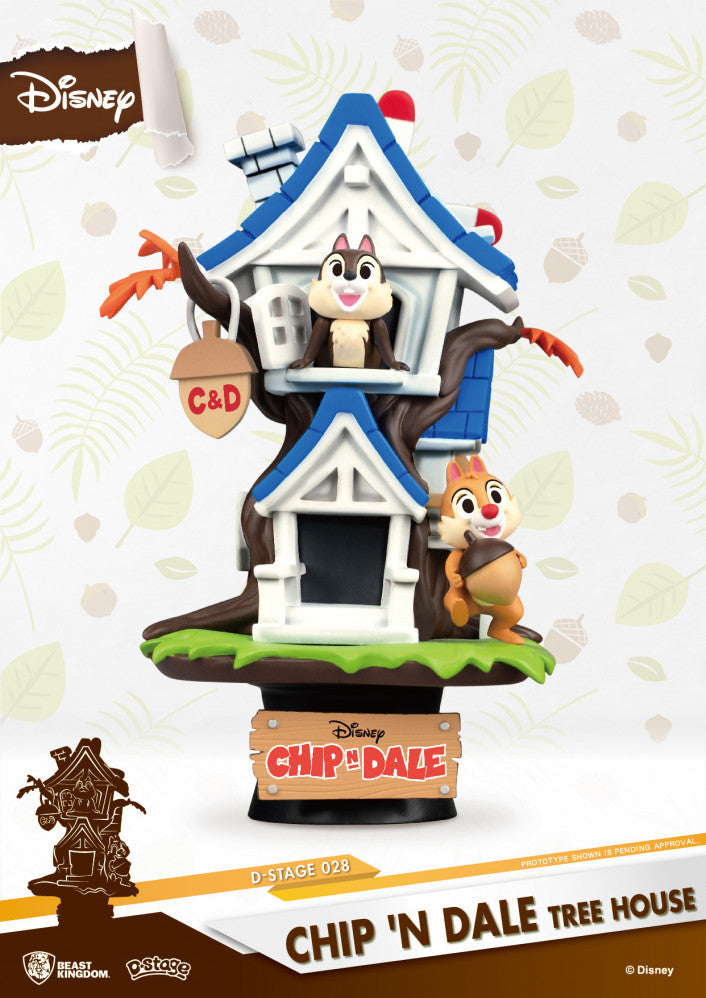 Beast Kingdom D Stage Chip n Dale Tree House