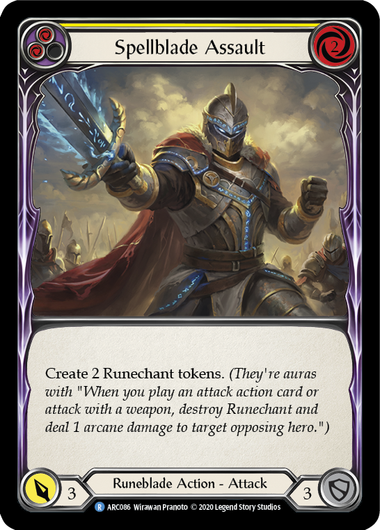 Spellblade Assault (Yellow) [ARC086] Unlimited Normal
