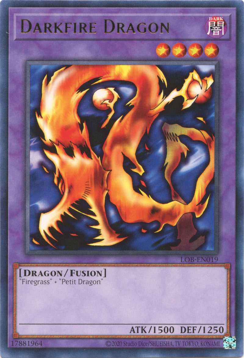 Darkfire Dragon [LOB-EN019] Rare