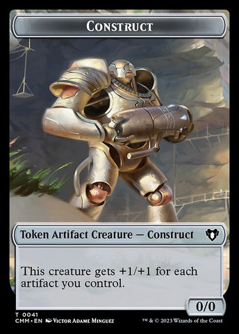 Servo // Construct (0041) Double-Sided Token [Commander Masters Tokens]