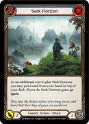 Seek Horizon (Blue) (Rainbow Foil) [U-MON253-RF] Unlimited Rainbow Foil