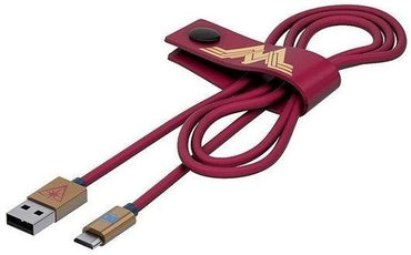 Computer USB Cable Micro Wonder Woman