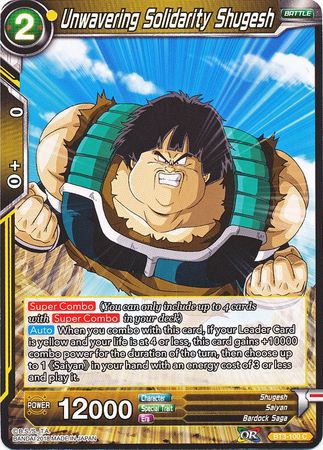 Unwavering Solidarity Shugesh [BT3-100]