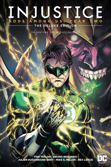 Injustice: Gods Among Us - Year Two The Deluxe Edition Hardcover SIGNED by Tom Taylor