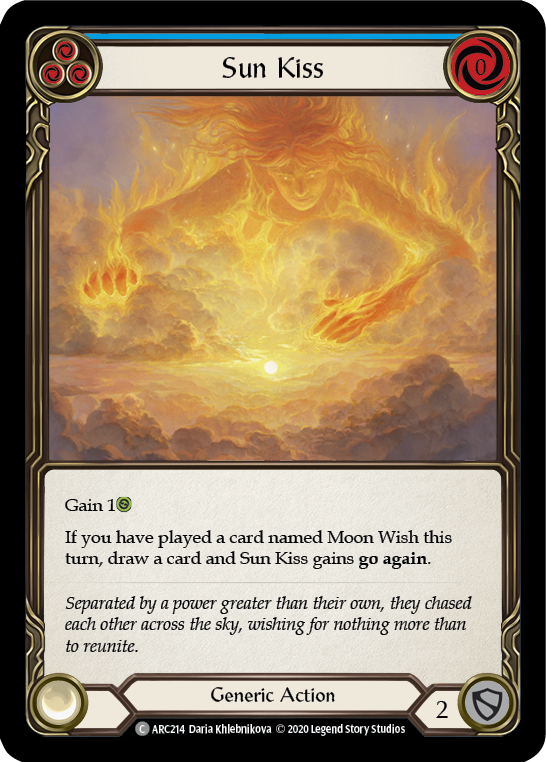Sun Kiss  (Blue) [ARC214] Unlimited Rainbow Foil