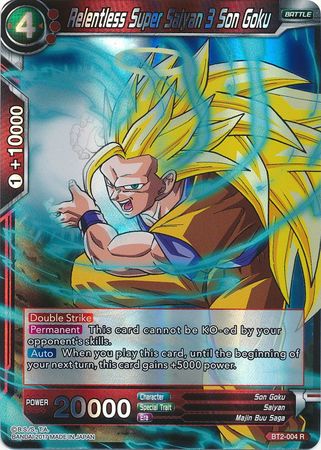 Relentless Super Saiyan 3 Son Goku [BT2-004]