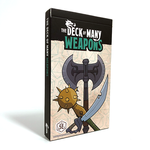 Dungeons & Dragons D&D The Deck of Many - Weapons