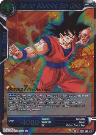 Saiyan Bloodline Son Goku [BT7-028_PR]