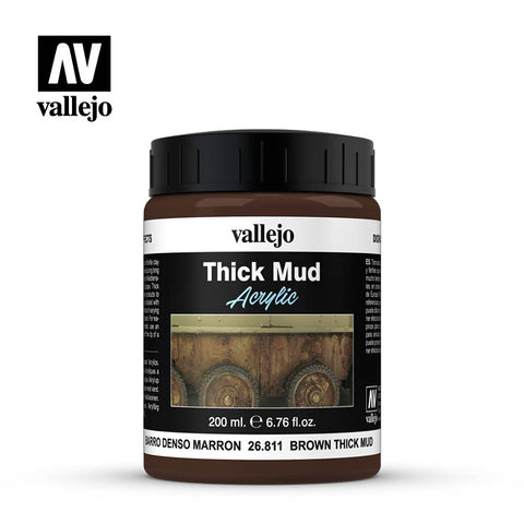 Vallejo - Diorama Effects - Brown Mud - 200ml