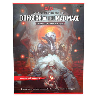 Dungeons & Dragons D&D (Map) Dungeon of the Mad Mage - Maps & Miscellany