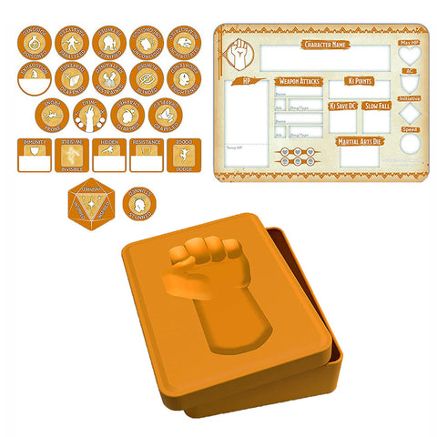 Dungeons & Dragons D&D Class Token Set Monk
