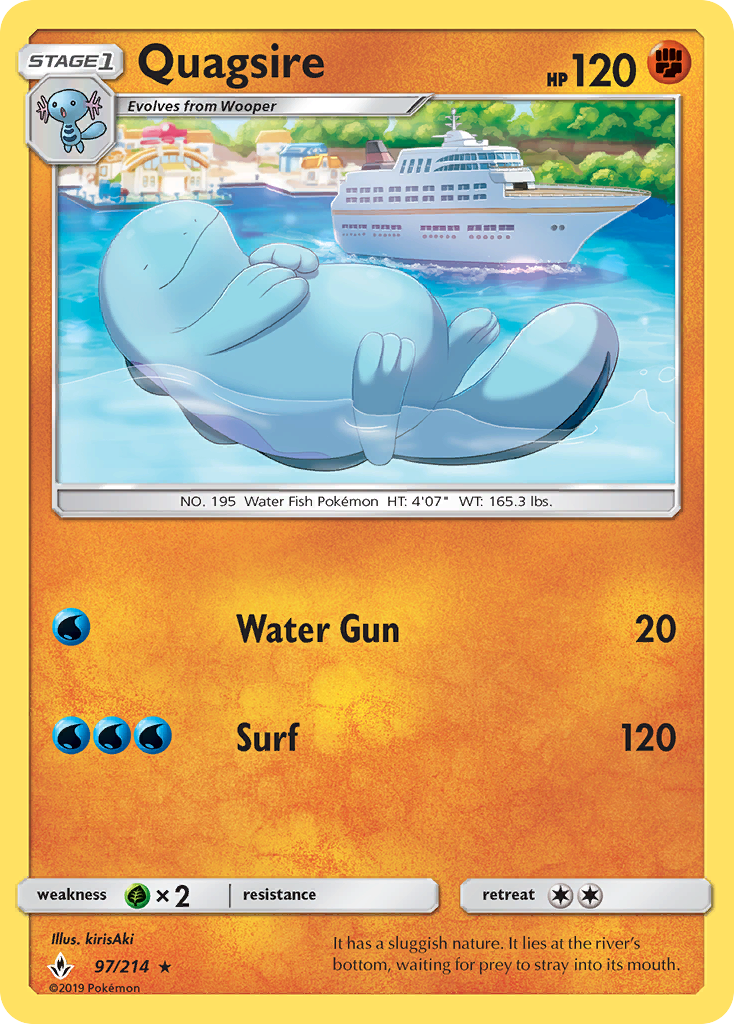 Quagsire (97/214) [Sun & Moon: Unbroken Bonds]