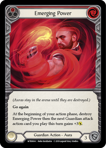 Emerging Power (Red) [WTR069-C] Alpha Print Normal
