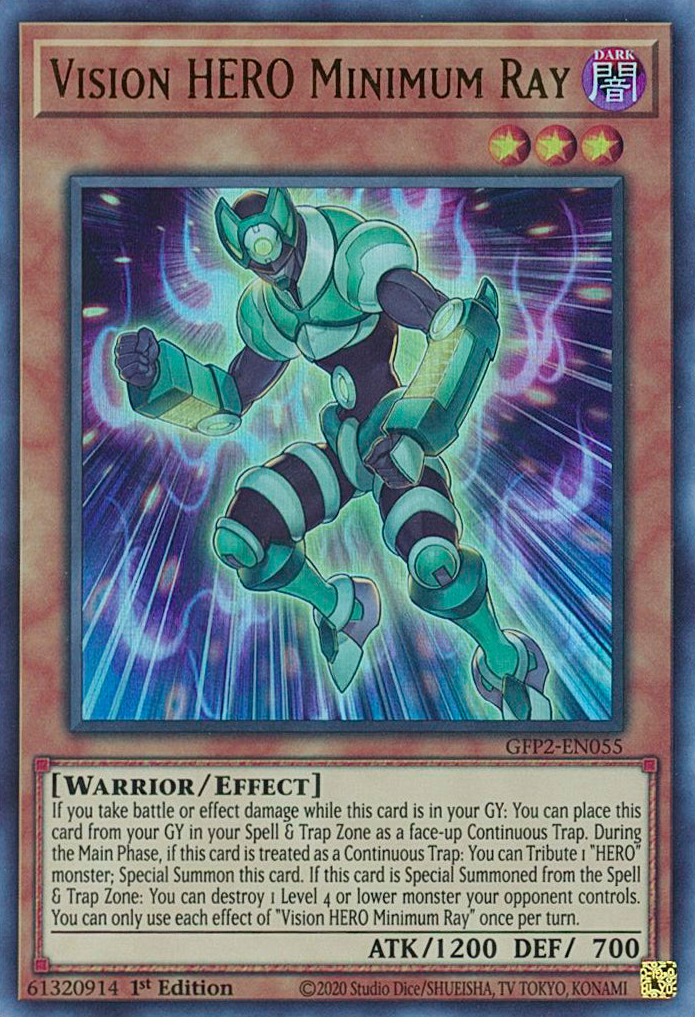 Vision HERO Minimum Ray [GFP2-EN055] Ultra Rare