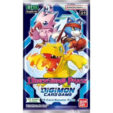Digimon Card Game - (BT11) - Dimensional Phase Booster Display