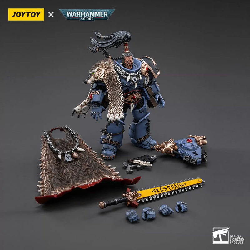 Space Marine Miniatures: 1/18 Scale Space Wolves Ragnar Blackmane