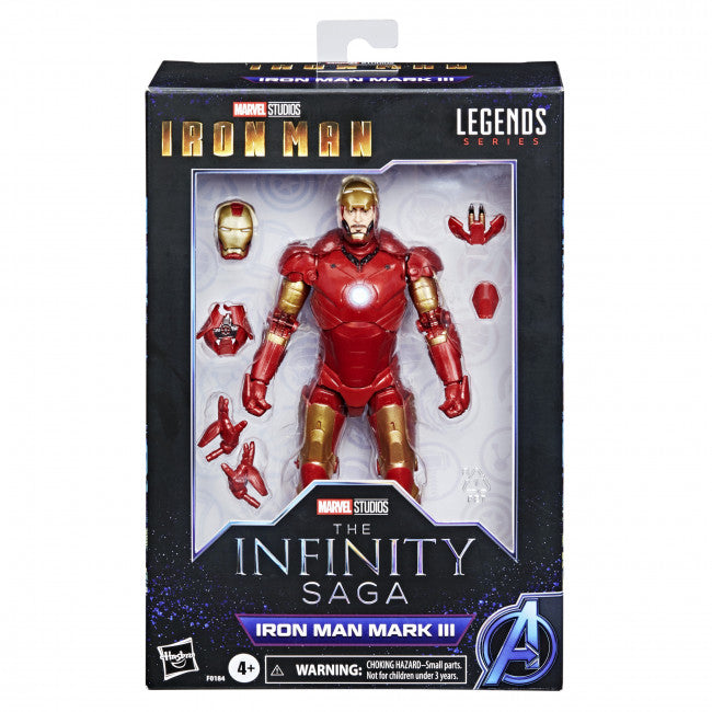 Marvel Legends Series 6-inch Scale Action Figure Toy Iron Man Mark 3 Infinity Saga