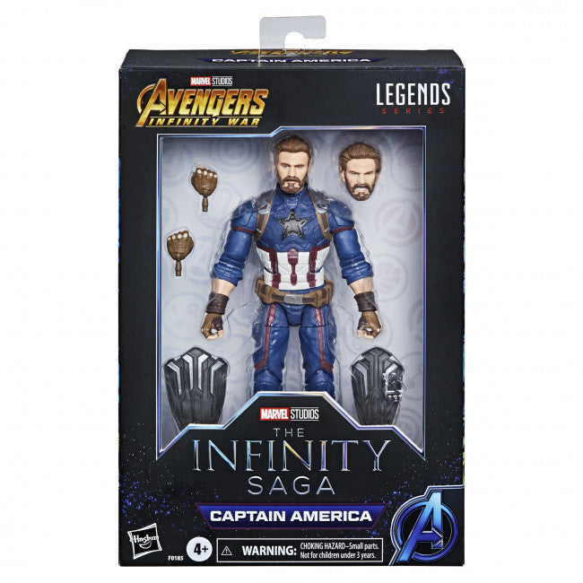 Marvel Legends Series 6-inch Scale Action Figure Toy Captain America, Infinity Saga