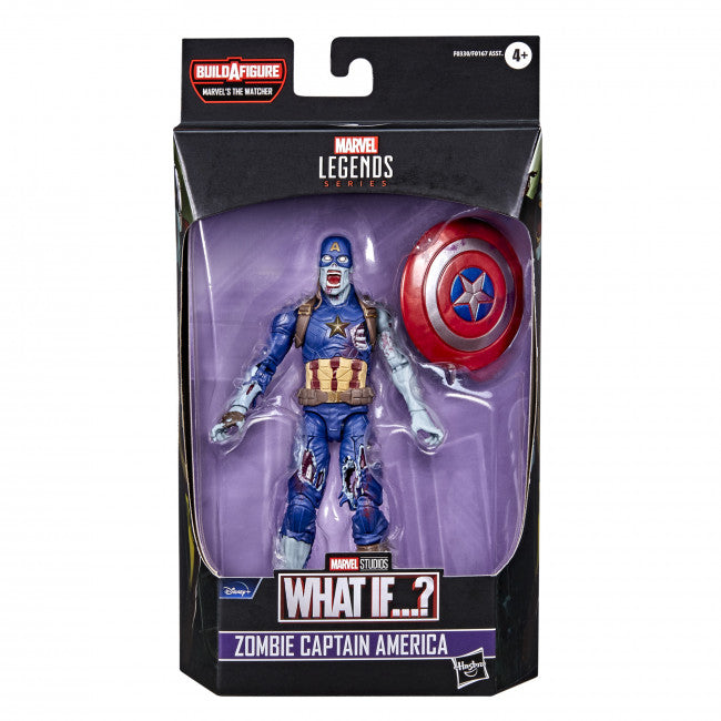 Marvel Legends Series 6-inch Scale Action Figure Toy Zombie Captain America