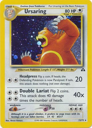 Ursaring (15/75) [Neo Discovery Unlimited]