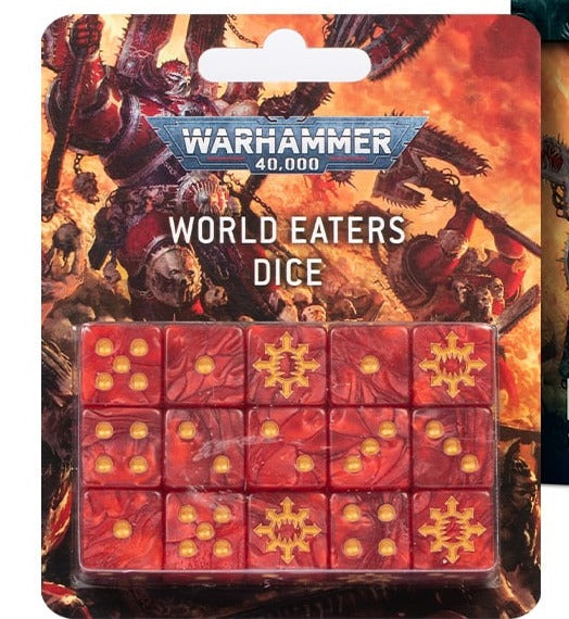 Warhammer 40000: World Eaters Dice