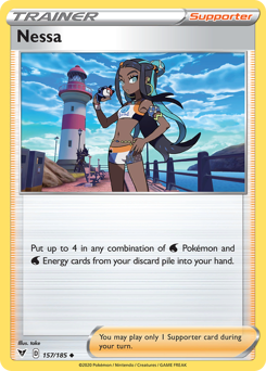 Nessa (157/185) [Sword & Shield: Vivid Voltage]