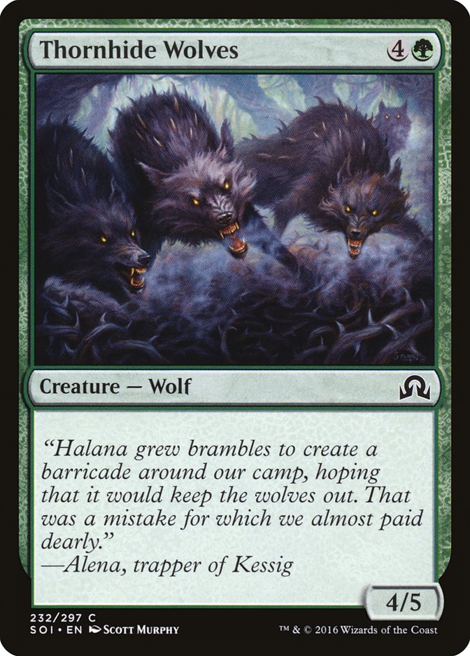 Thornhide Wolves [Shadows over Innistrad]