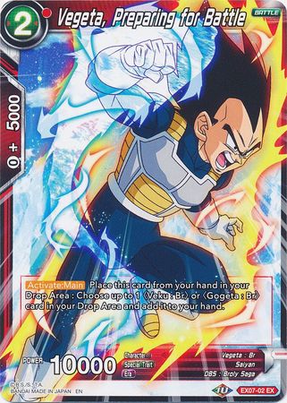 Vegeta, Preparing for Battle [EX07-02]