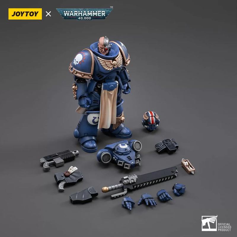 Space Marine Miniatures: 1/18 Scale Ultramarines Primaris Lieutenant Horatius