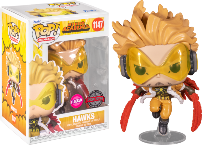 My Hero Academia - Funko Pop! Figure - Hawks Special Edition Flocked (1147)