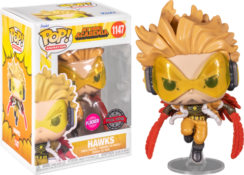 My Hero Academia - Funko Pop! Figure - Hawks Special Edition Flocked (1147)