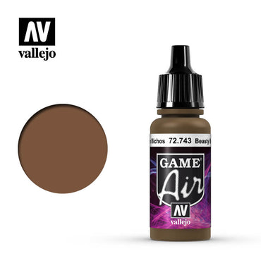Vallejo 72743 Game Air Beasty Brown 17 ml Acrylic Airbrush Paint