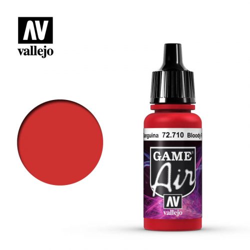 Vallejo 72710 Game Air Bloody Red 17 ml Acrylic Airbrush Paint