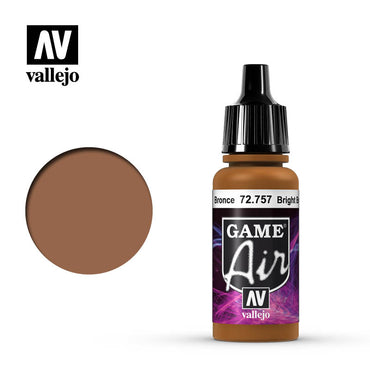 Vallejo 72757 Game Air Bright Bronze 17 ml Acrylic Airbrush Paint