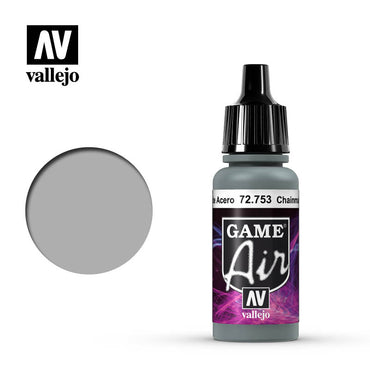 Vallejo 72753 Game Air Chainmail Silver 17 ml Acrylic Airbrush Paint