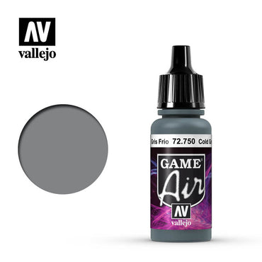 Vallejo 72750 Game Air Cold Grey 17 ml Acrylic Airbrush Paint